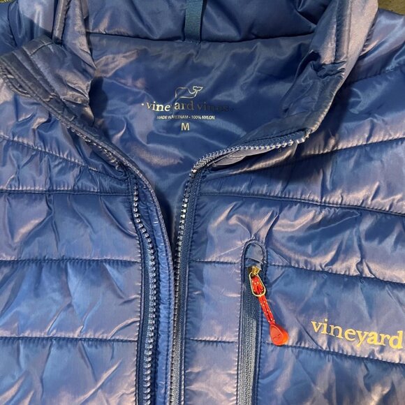 Blue Mens Vineyard Vines Vest Size Medium - Picture 3 of 3